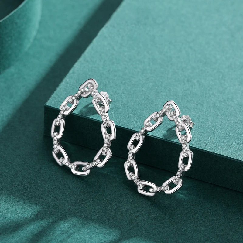 Stackable Lock Stud Earrings