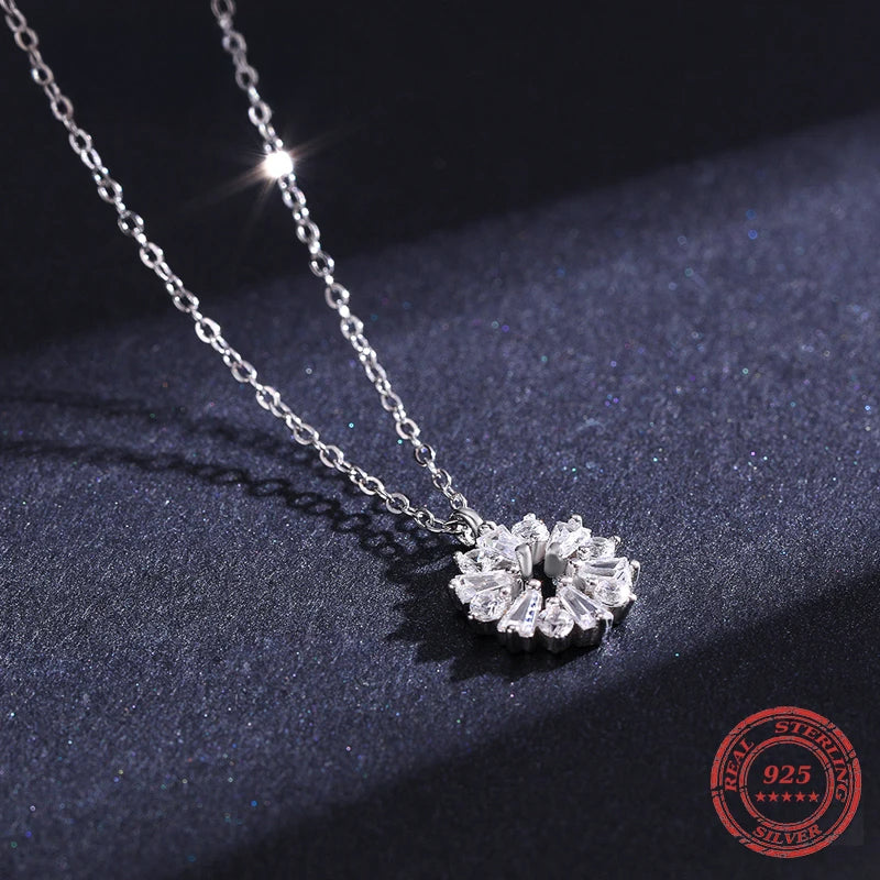 Lucky Snowflake Pendant Necklace