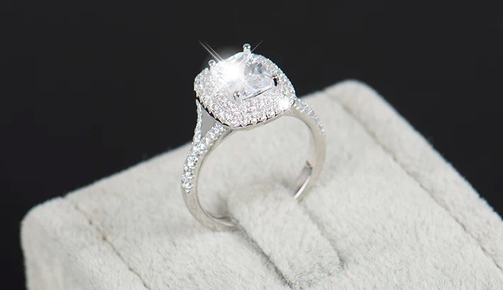 925 Sterling Silver Bridal Ring – Cake Design Wedding Jewelry