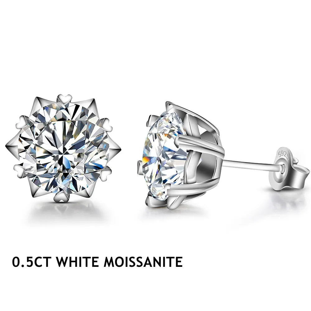 Moissanite jewelry earrings that complement earrings set styling