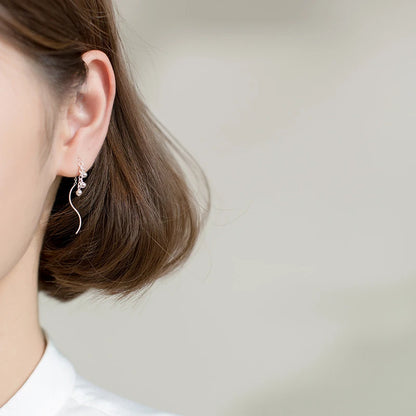 Elegant Swing Bell Long Tassel Earrings