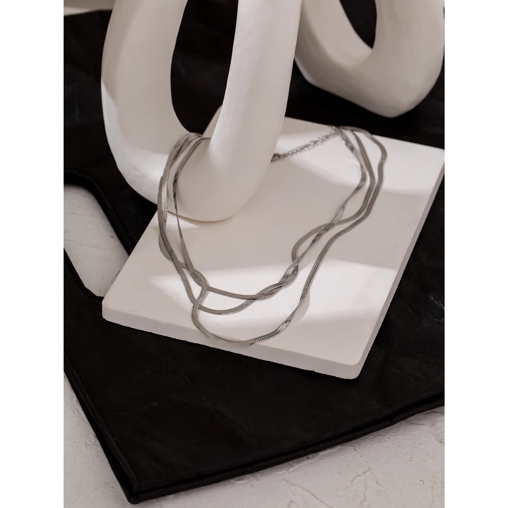 High-Quality Stainless Steel Snake Chain Necklace