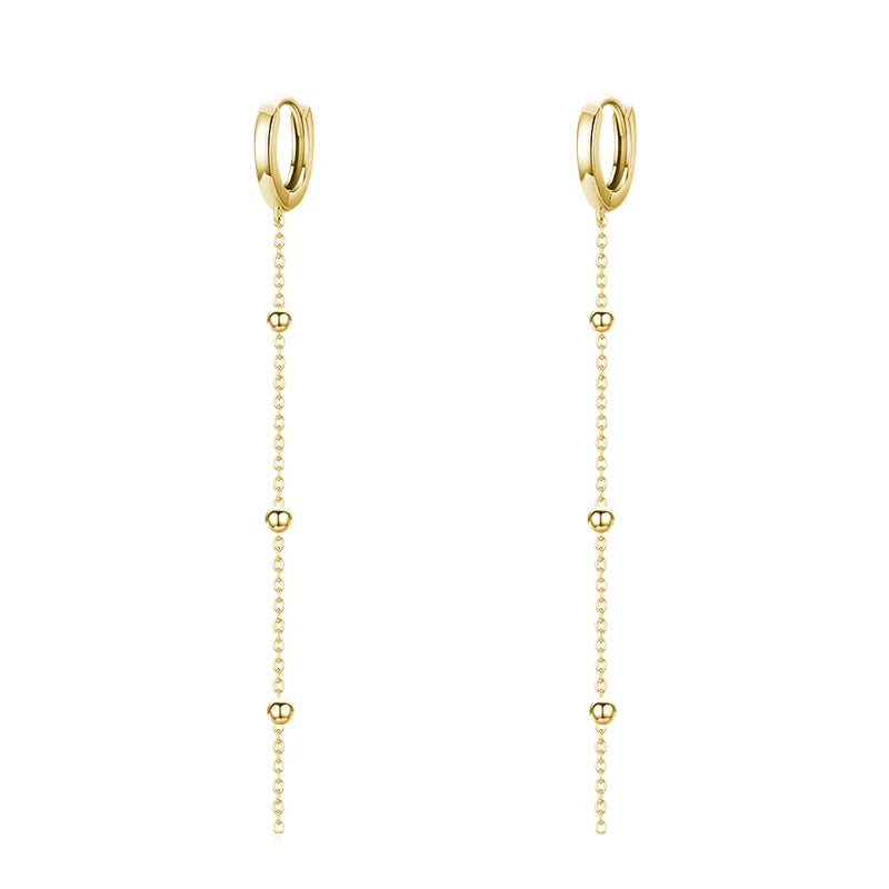 Elegant Swing Tassel Chain Earrings