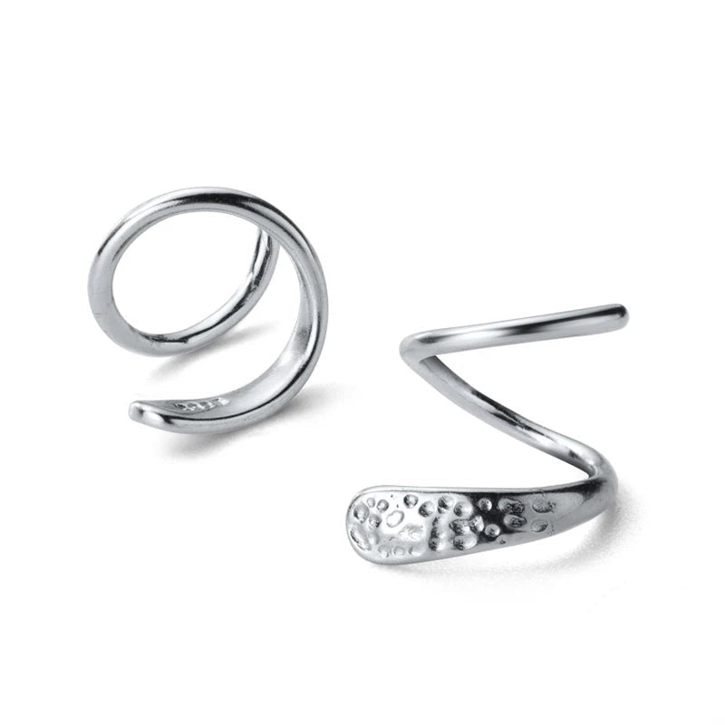 Unique irregular stud earrings styled as modern ear rings