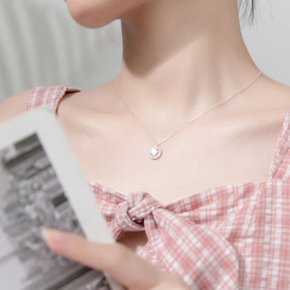 Luminous Geometric Pendant Necklace