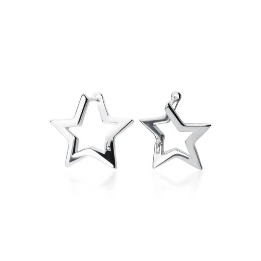 Irregular Star Hoop Earrings