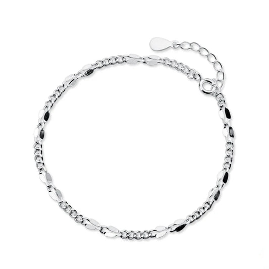 Sterling Silver Minimalist Twist Bracelet