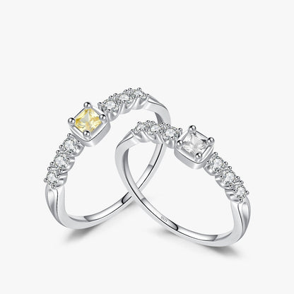 Yellow Cubic Zirconia Sugar Ring