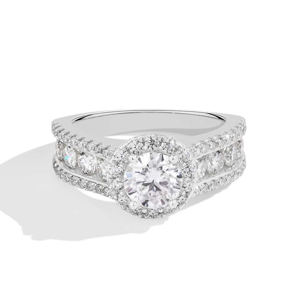 Timeless moissanite jewelry rings piece with comfortable ring with size wear
