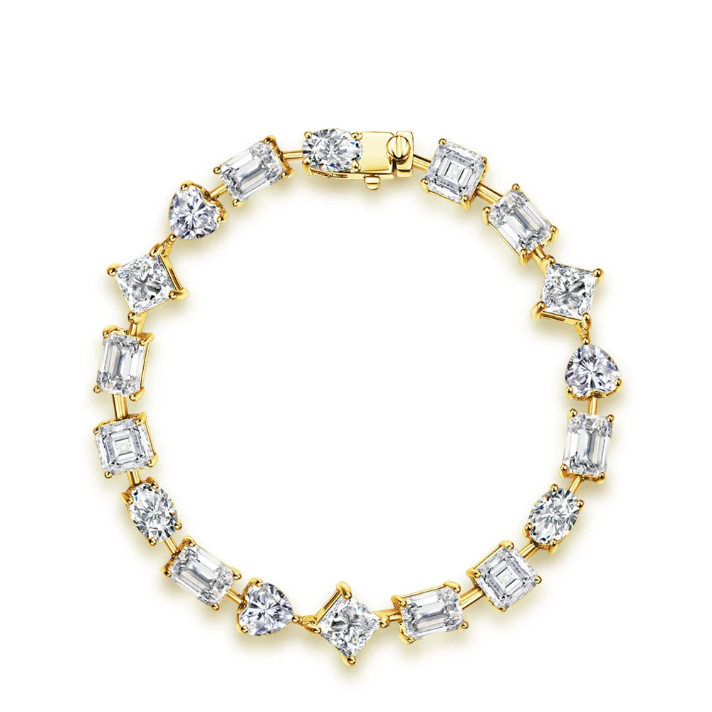 Luxury moissanite bracelet wedding style wrist beauty