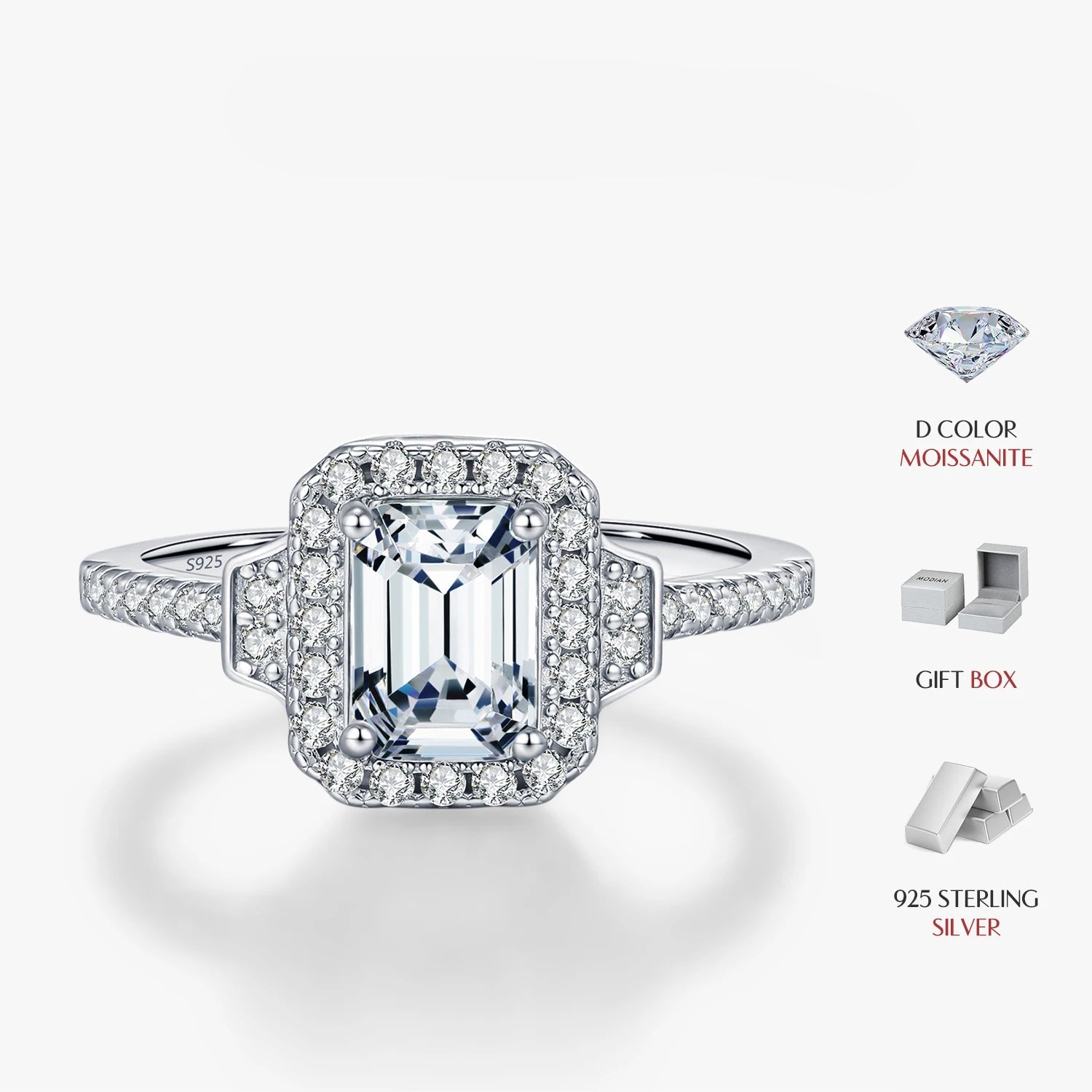 Brilliant moissanite centerpiece ideal for rings diamond rings