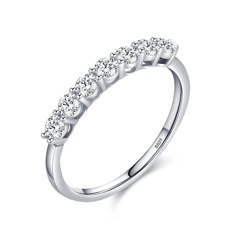 Sterling silver ring in 925 sterling silver with smooth ring with size fit