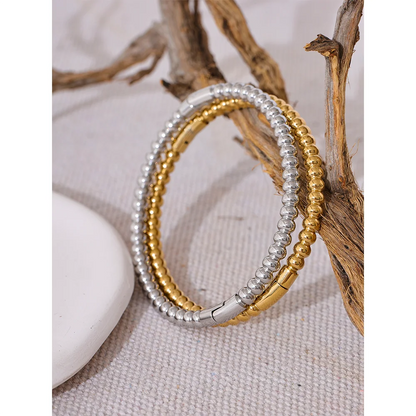 57mm Stainless Steel Statement Bangle Bracelet