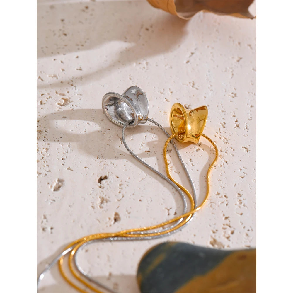 Close view of pendant necklace showing necklace gold necklace shine for women