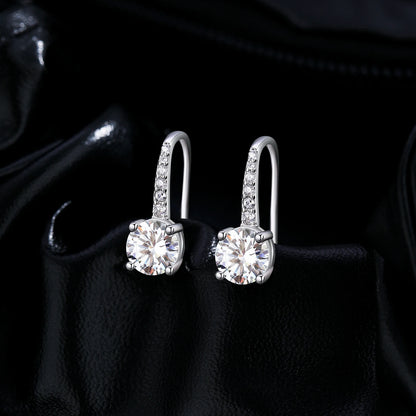 Luxury Moissanite Drop Earrings