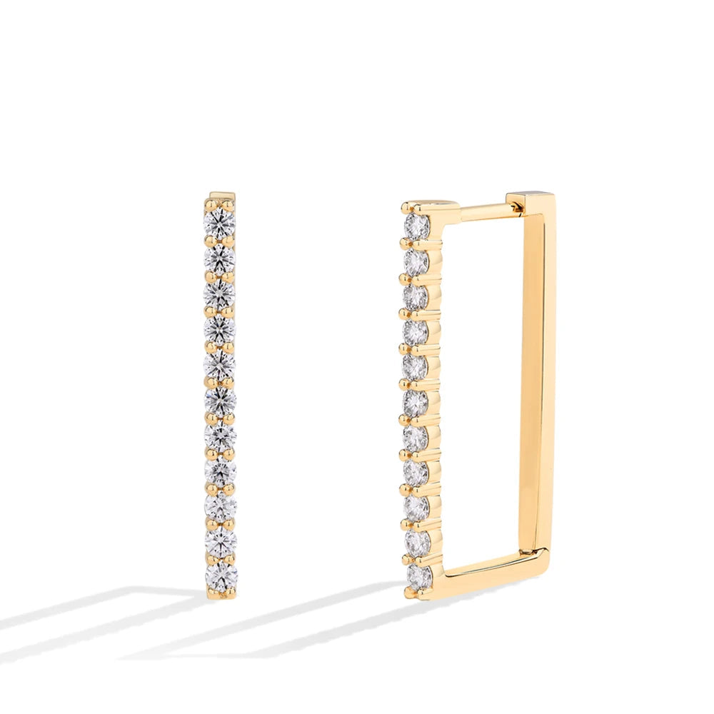Elegant ear rings styled as diamond earrings for everyday wear