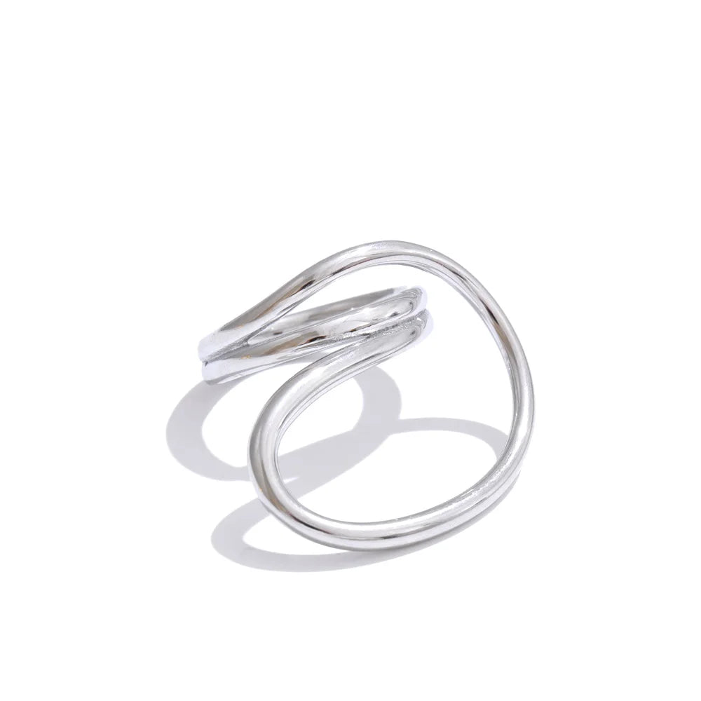 Lightweight stainless steel metal ring designed for rings and sizes ease