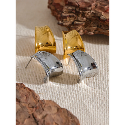 316L Stainless Steel Geometric Stud Earrings