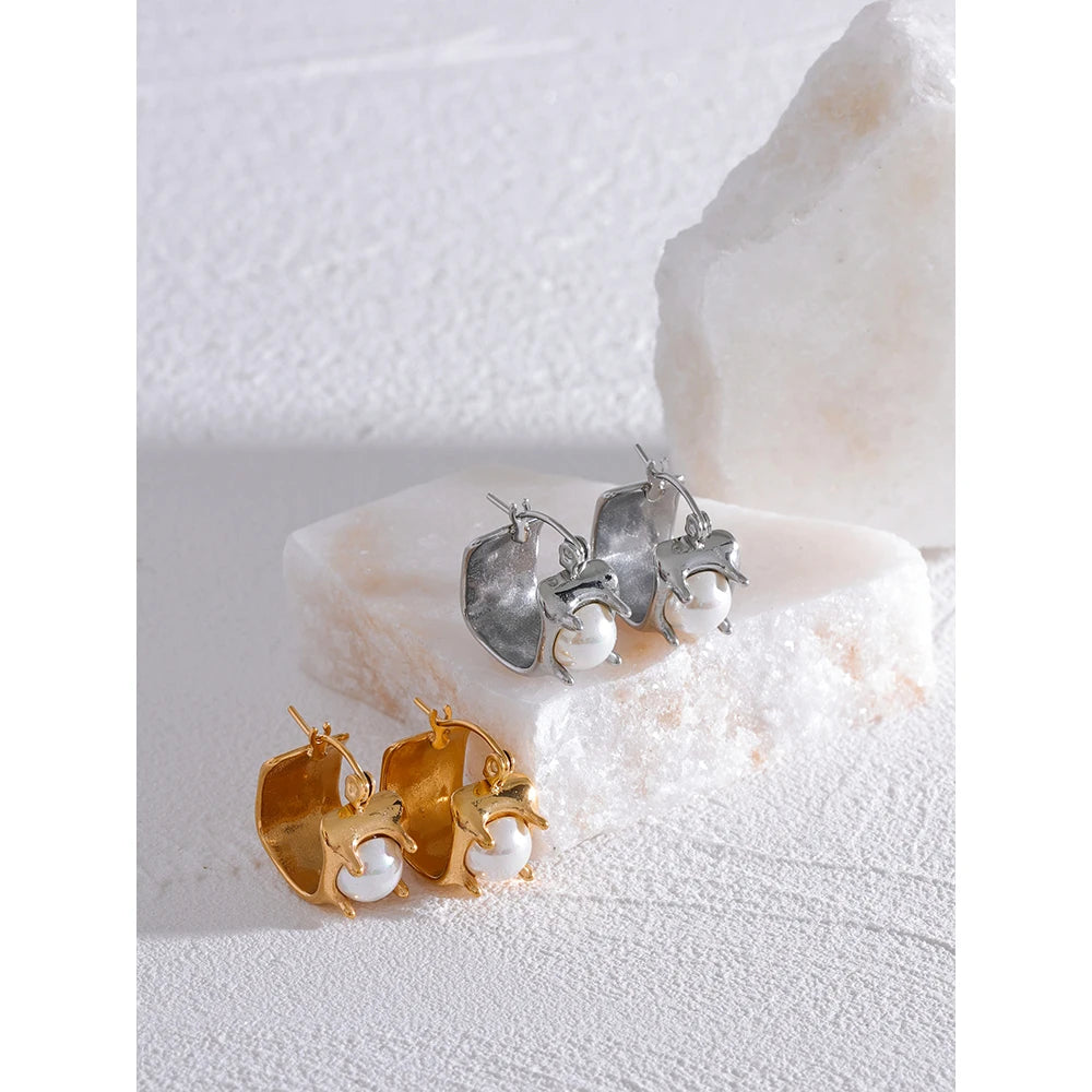 Classic hoop earrings styled for earrings gold earrings outfits