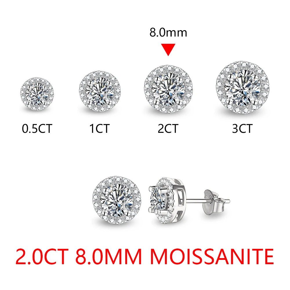 Diamond earrings diamond vibe with moissanite jewelry brilliance