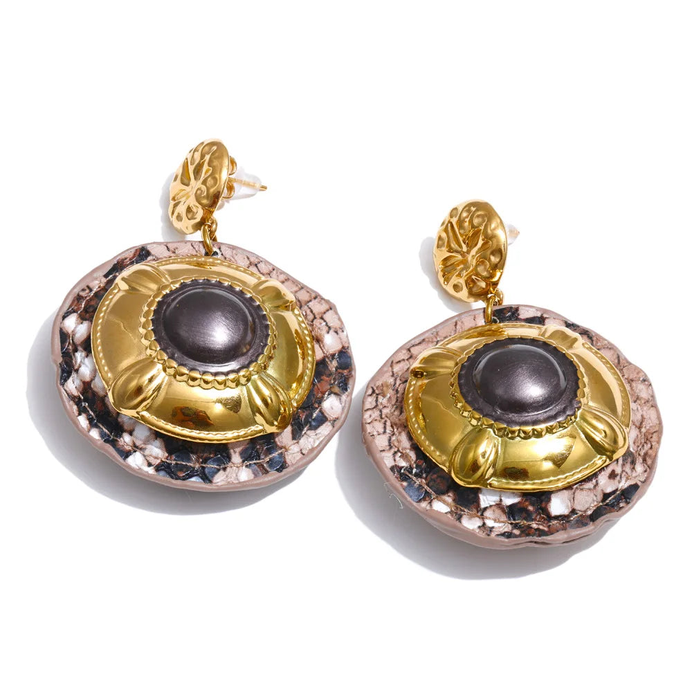 Personalized jewelry style featuring enamel snake drops