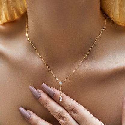 Dainty Y-Shaped Pendant Necklace