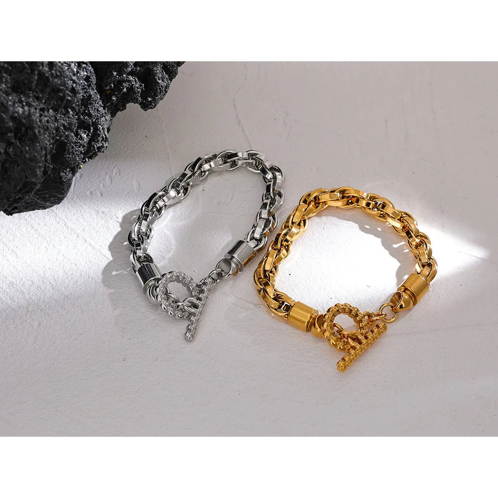 Thicker Link Chain Bracelet for Men