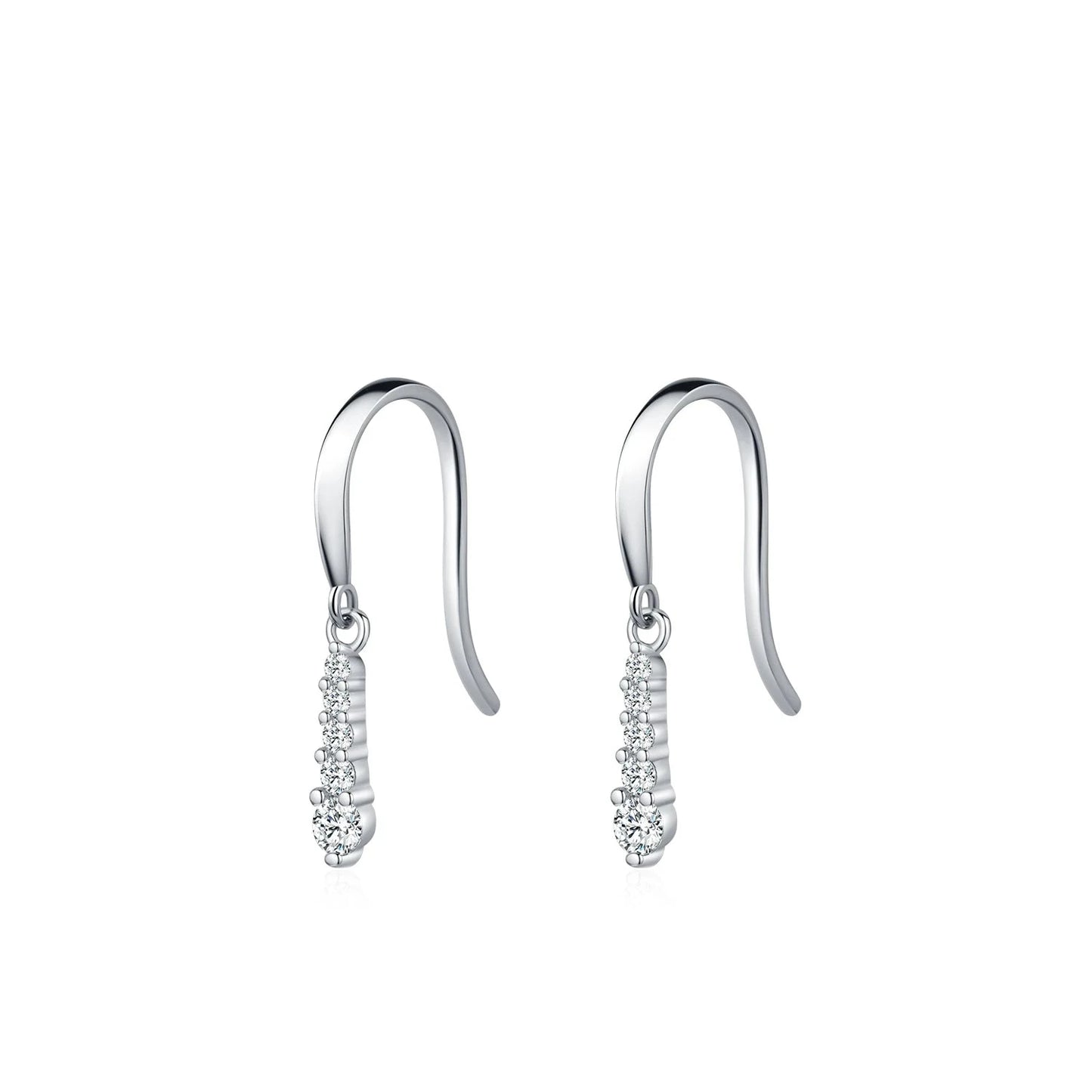 Moissanite Water Drop Dangle Earrings