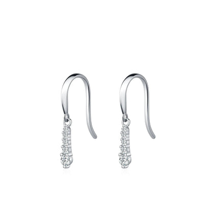 Moissanite Water Drop Dangle Earrings