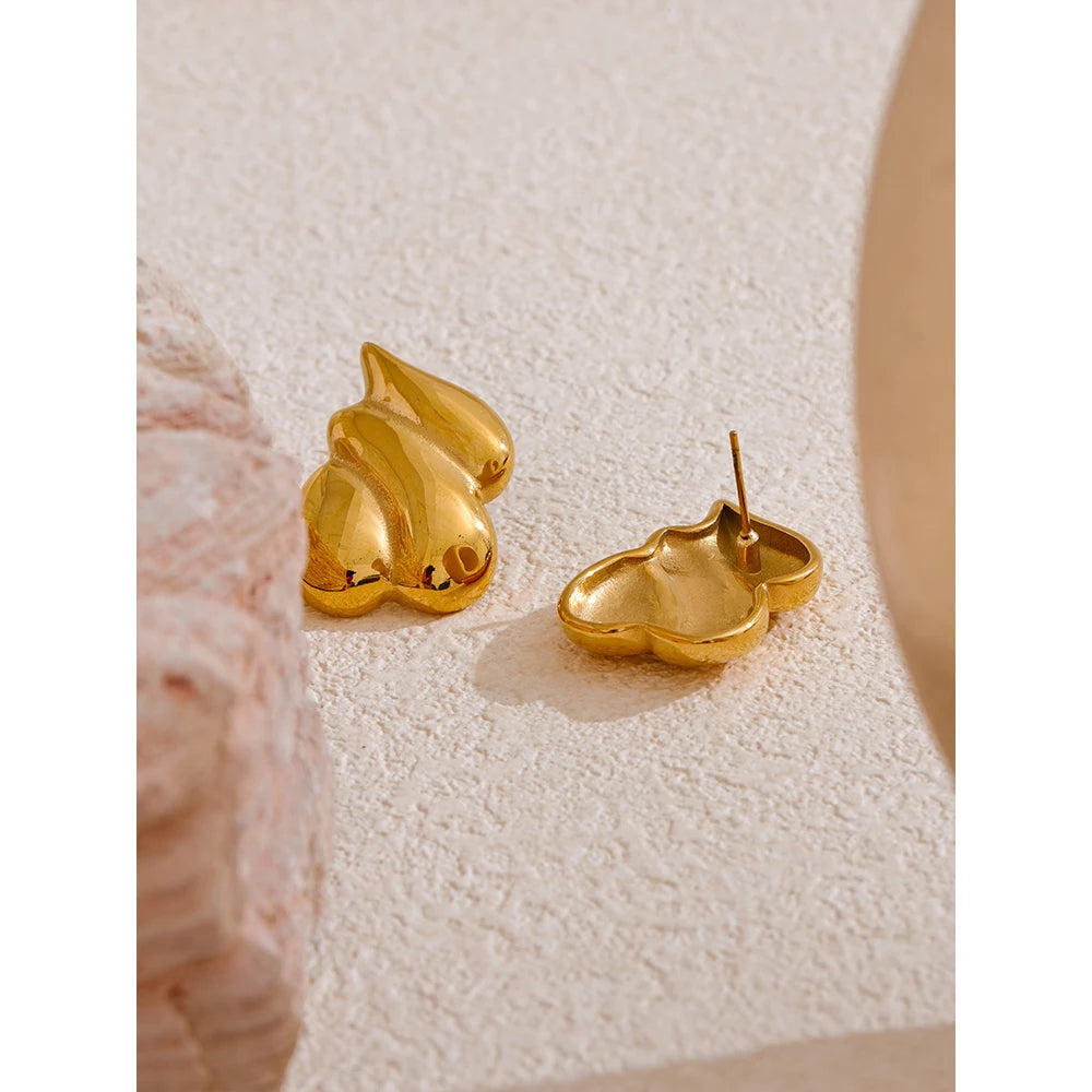Gold plated stud earrings that match earrings gold earrings outfits