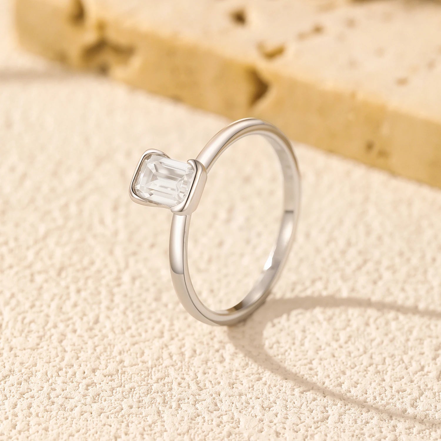 Elegant moissanite jewelry rings crafted for women