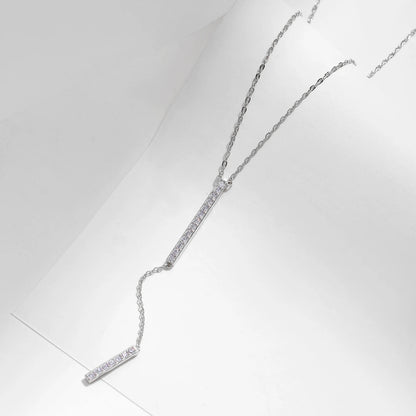 Elegant Long Stick Lariat Necklace