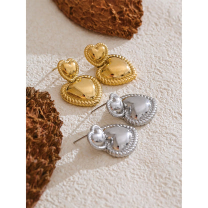 Heart Drop Dangle Earrings for Women