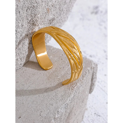 65mm Waterproof Heavy Metal Cuff Bracelet