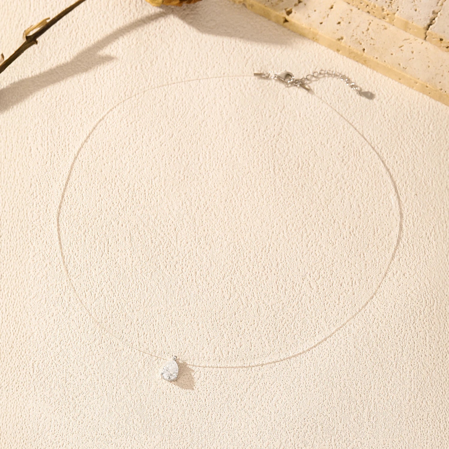 Fine jewelry pendant necklaces combining moissanite sparkle and silver finish