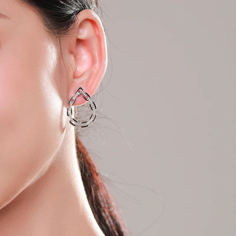 Stackable Lock Stud Earrings