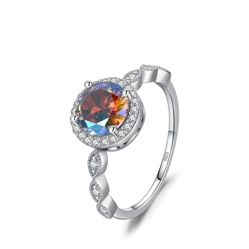 Classic sterling silver ring presented as a refined cocktail ring